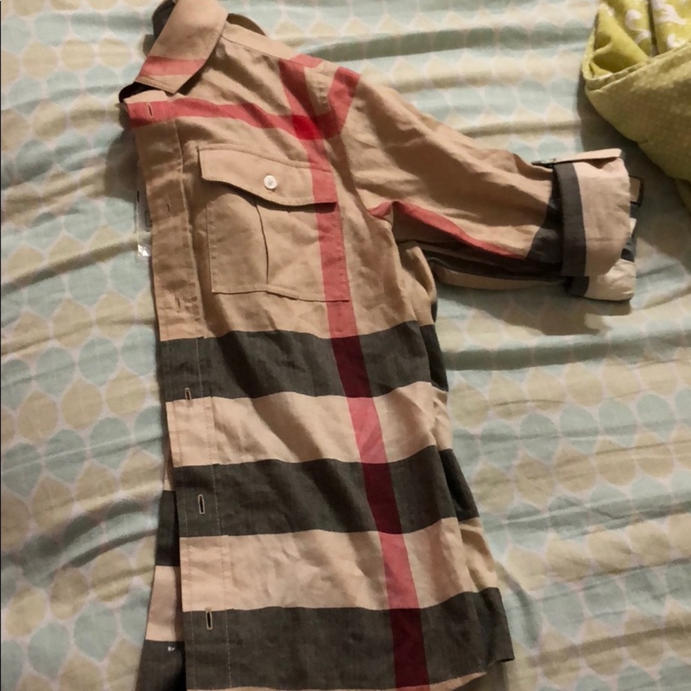 Burberry long sleeve boys size 10